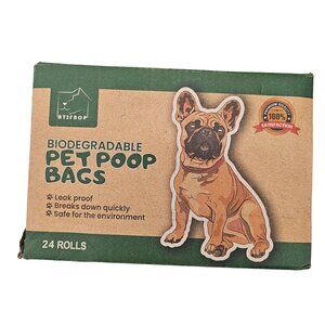 ATIFBOP Biodegradable Pet Poop Bags 24 Rolls Count
